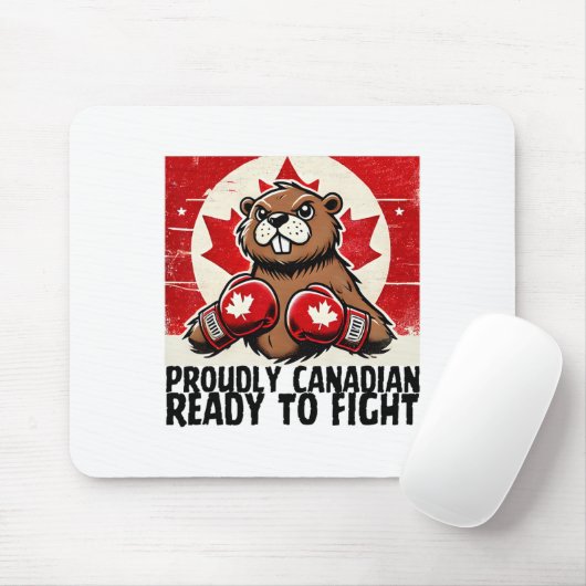 カナダのカウンターを肘で上げる関税ビーバーB マウスパッド (マウス)