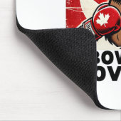 カナダのカウンターを肘で上げる関税ビーバーB マウスパッド (コーナー)