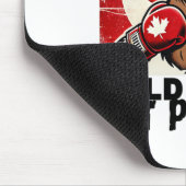 カナダのカウンターを肘で上げる関税ビーバーB マウスパッド (コーナー)