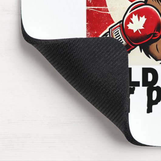 カナダのカウンターを肘で上げる関税ビーバーB マウスパッド (コーナー)