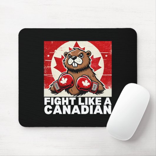 カナダのカウンターを肘で上げる関税ビーバーB マウスパッド (マウス)