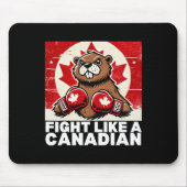 カナダのカウンターを肘で上げる関税ビーバーB マウスパッド (正面)
