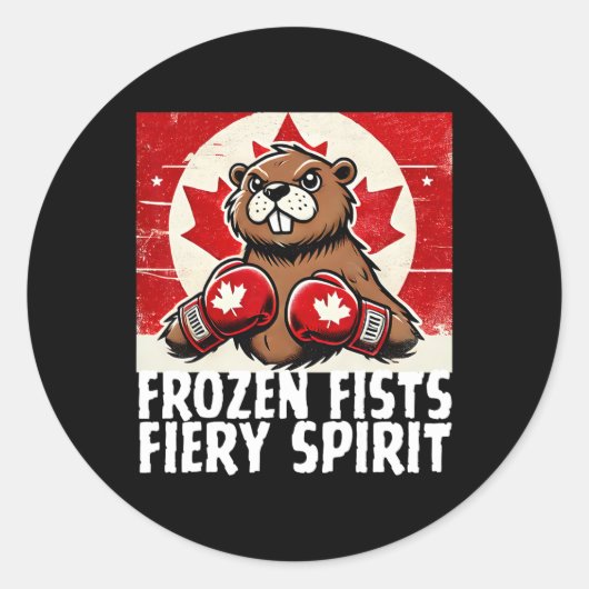 カナダのカウンターを肘で上げる関税ビーバーB ラウンドシール (正面)