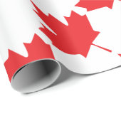 カナダのカエデの葉 ラッピングペーパー (ロールコーナー)