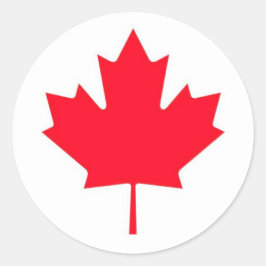 カナダのカエデの葉。CANADA. ラウンドシール