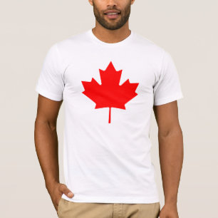 カナダのカエデの葉 Tシャツ