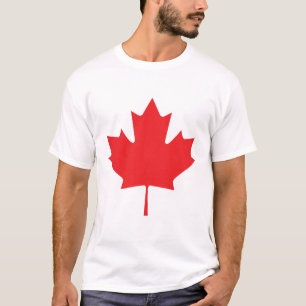 カナダのカエデの葉 Tシャツ