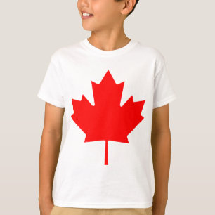 カナダのカエデの葉 Tシャツ