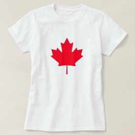 カナダのカエデの葉 Tシャツ