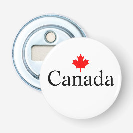 カナダのカスタム文字とレッドメープルリーフのミニマリスト 栓抜き