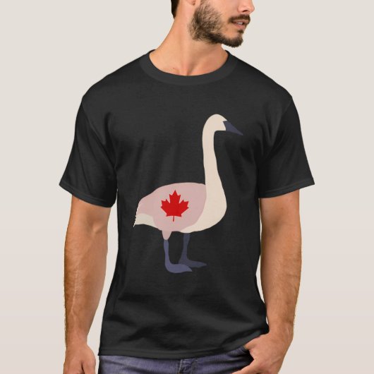 カナダのカナダデー2020のためのカナダガンの服 ガチョウの鳥 Tシャツ (正面)