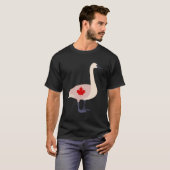 カナダのカナダデー2020のためのカナダガンの服 ガチョウの鳥 Tシャツ (正面フル)