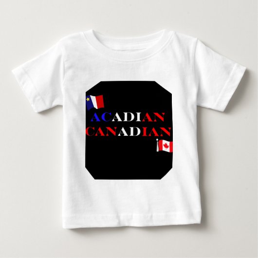 カナダのカナダ ベビーTシャツ (正面)