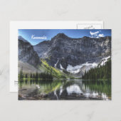 カナダのカナナスキス、ローソン湖。 ポストカード (正面/裏面)