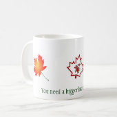 カナダのカワカマスのための採取 コーヒーマグカップ (正面左)