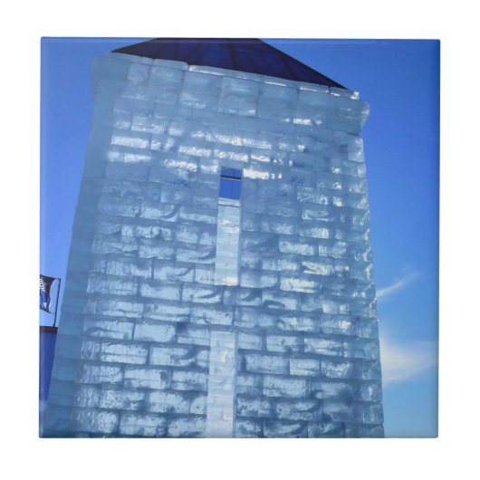 カナダのカーニバル・デ・ケベックのアイスパレス タイル (正面)