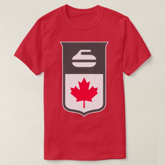 カナダのカーリング2 Tシャツ (デザイン正面)