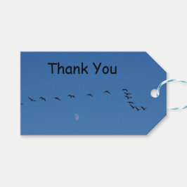 カナダのガチョウが飛んでいる ギフトタグ