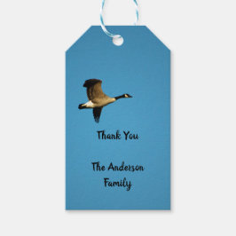 カナダのガチョウが飛んでいる ギフトタグ