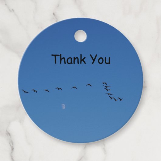 カナダのガチョウが飛んでいる フェイバータグ (正面)