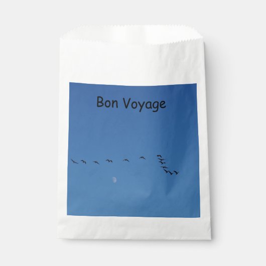 カナダのガチョウが飛んでいる フェイバーバッグ (正面)