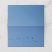 カナダのガチョウが飛んでいる プレイスカード (外部開封)