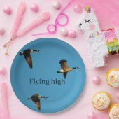 カナダのガチョウが飛んでいる ペーパープレート (パーティー)