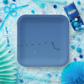 カナダのガチョウが飛んでいる ペーパープレート (パーティー)