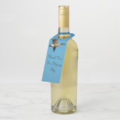 カナダのガチョウが飛んでいる ボトルネックタグ (アングル)