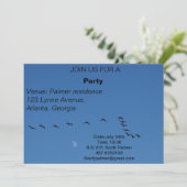 カナダのガチョウが飛んでいる 招待状 (スタンド正面)