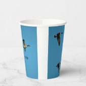 カナダのガチョウが飛んでいる 紙コップ (左)