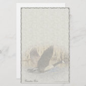 カナダのガチョウのカスタムの文房具 便箋 (正面/裏面)