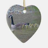 カナダのガチョウのベビー3の動物のオーナメント セラミックオーナメント (右)