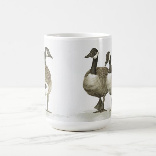 カナダのガチョウのマグのトリオ コーヒーマグカップ (中央)