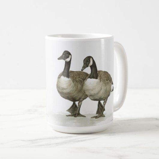カナダのガチョウのマグのトリオ コーヒーマグカップ (正面右)