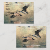 カナダのガチョウの名刺 名刺 (正面/裏面)