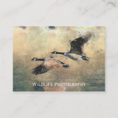 カナダのガチョウの名刺 名刺 (裏面)