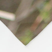 カナダのガチョウ家族 フリースブランケット (角)