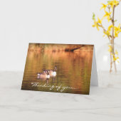 カナダのガチョウ-あなたの考えること カード (黄色い花)