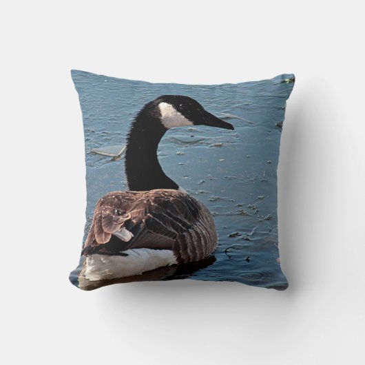 カナダのガチョウ クッション (正面)