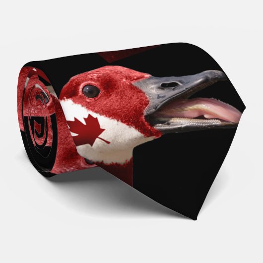 カナダのガチョウ ネクタイ (ロール)