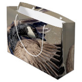 カナダのガチョウ ラージペーパーバッグ (裏面アングル)