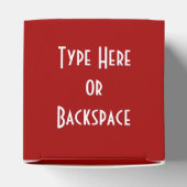 カナダのギフトボックスをパーソナライズするカナダのリーフギフトボックス フェイバーボックス (上部)