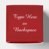 カナダのギフトボックスをパーソナライズするカナダ国旗のギフトボックス フェイバーボックス (上部)