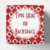 カナダのギフトボックスをパーソナライズするカナダ国旗のギフトボックス フェイバーボックス (上部)