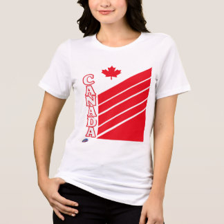 カナダのクラシックなスタイルのデザイン トライブレンドTシャツ