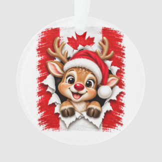 カナダのクリスマストナカイ オーナメント