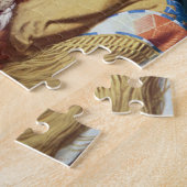 カナダのクリー族の人々のネイティブアメリカンの責任者 ジグソーパズル (側面)