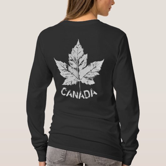 カナダのクールなワイシャツのパーソナライズなカナダのワイシャツ Tシャツ (裏面)