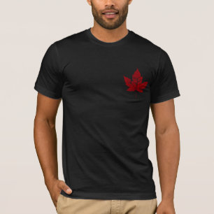カナダのクールなワイシャツのレトロのカエデの葉の記念品 Tシャツ